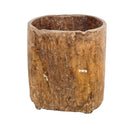 Antique Nagaland Wood Planter - Berbere Imports