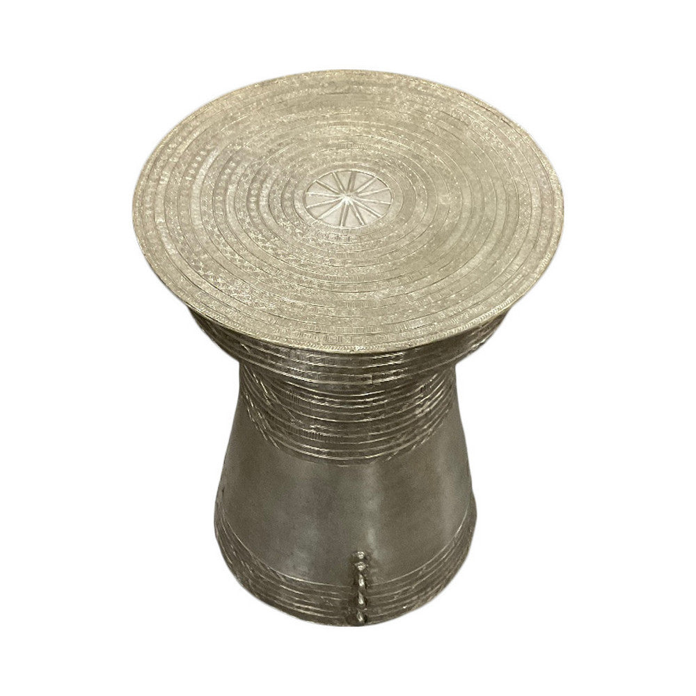 Thai Bronze Rain Drum - Karen Design - Berbere Imports