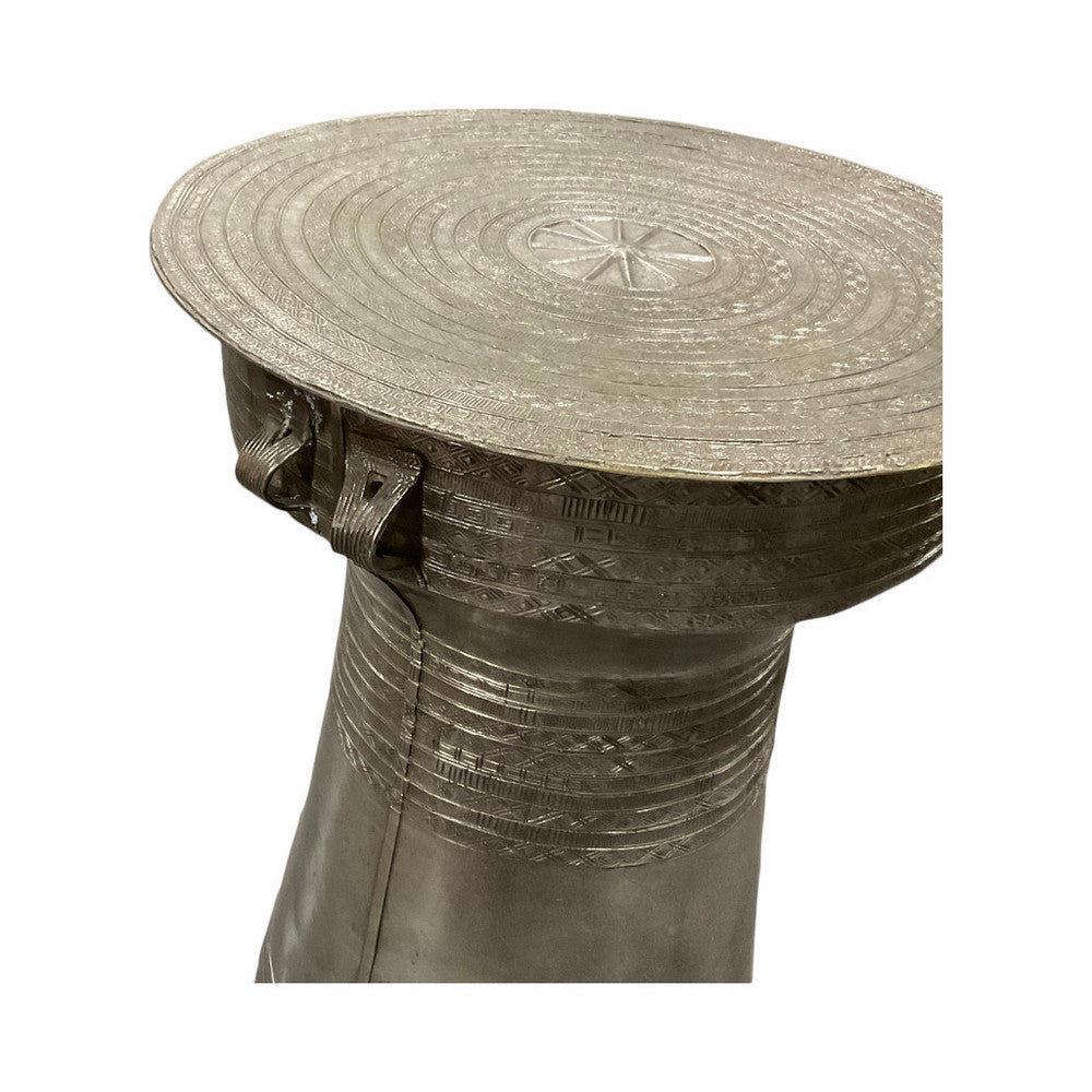 Thai Bronze Rain Drum - Karen Design - Berbere Imports