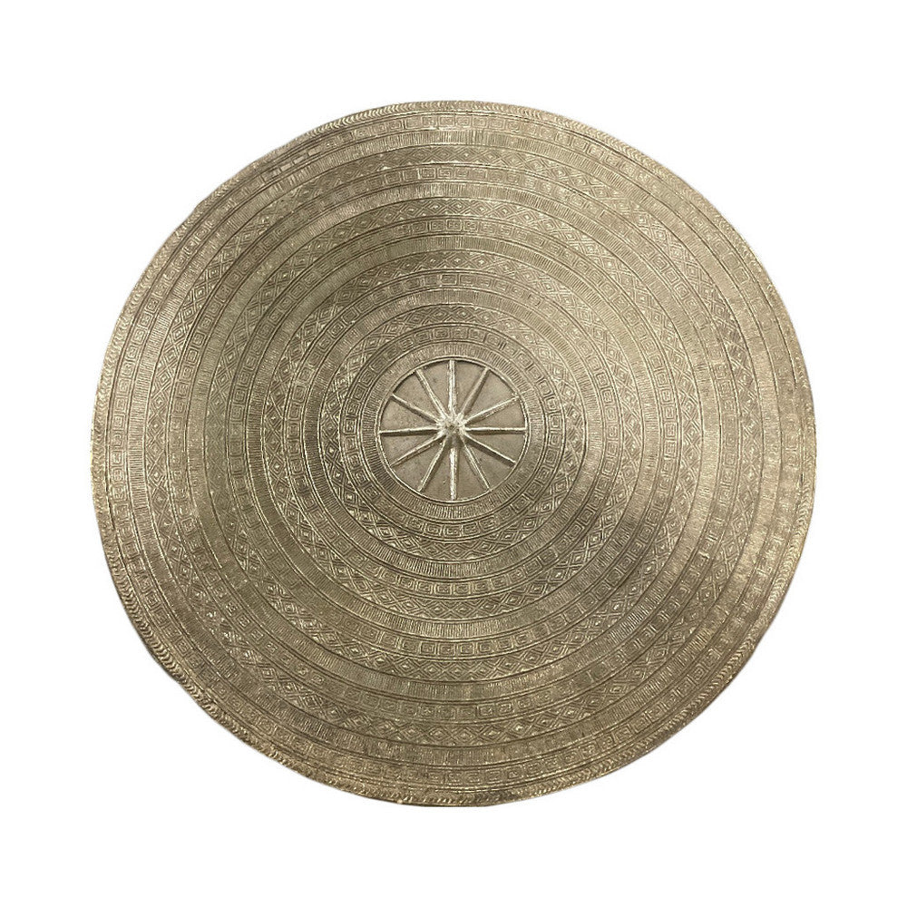 Thai Bronze Rain Drum - Karen Design - Berbere Imports