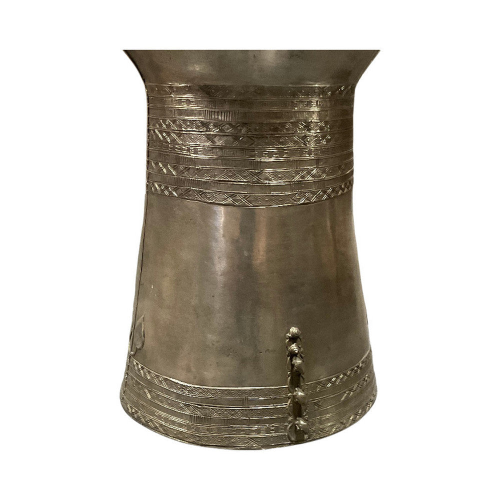 Thai Bronze Rain Drum - Karen Design - Berbere Imports