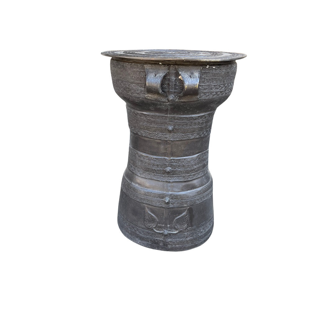 Thai Bronze Rain Drum - Dark - Berbere Imports