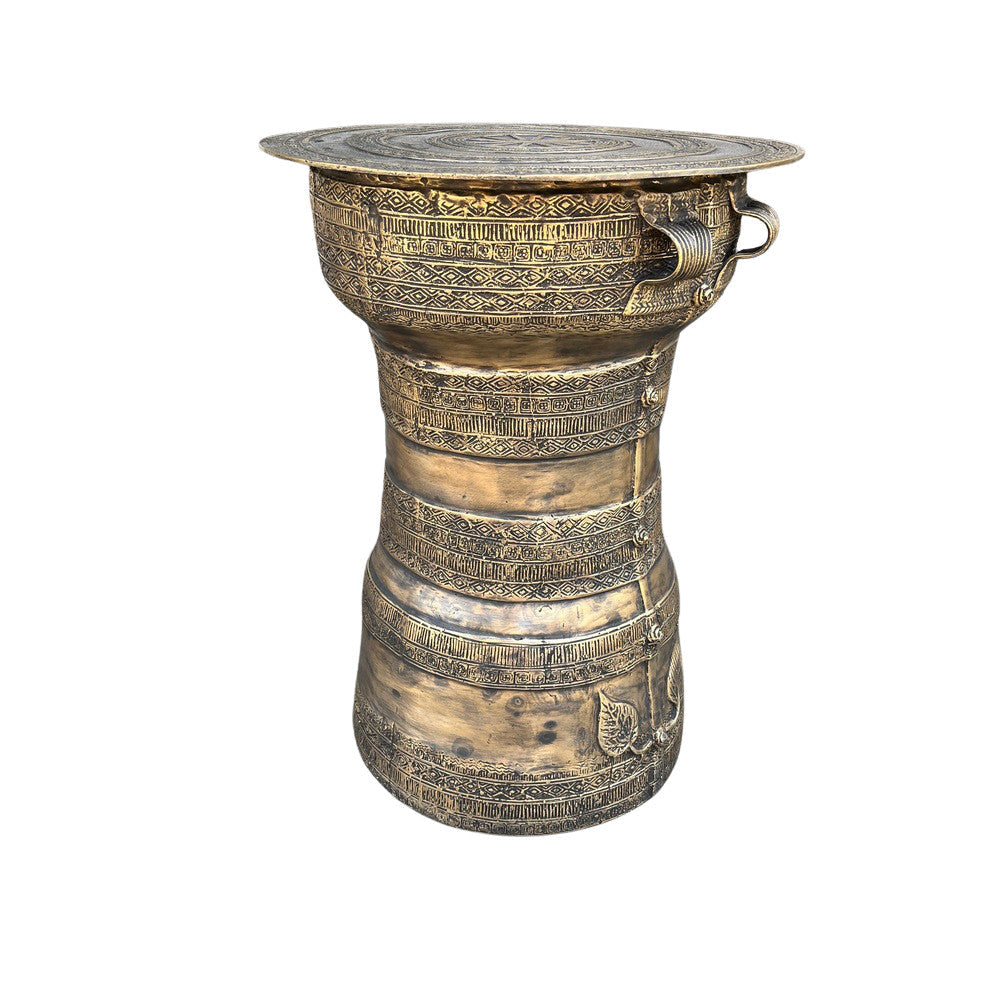 Thai Bronze Rain Drum - Silver - Berbere Imports