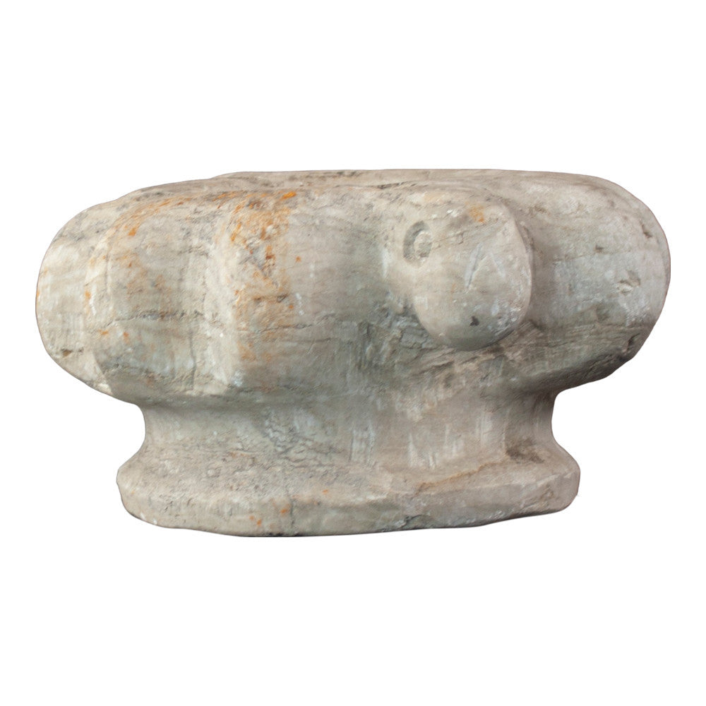 Vintage Turkish Stone Mortar - Berbere Imports