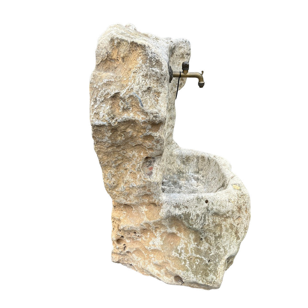 Vintage Spanish Stone Fountain - Berbere Imports