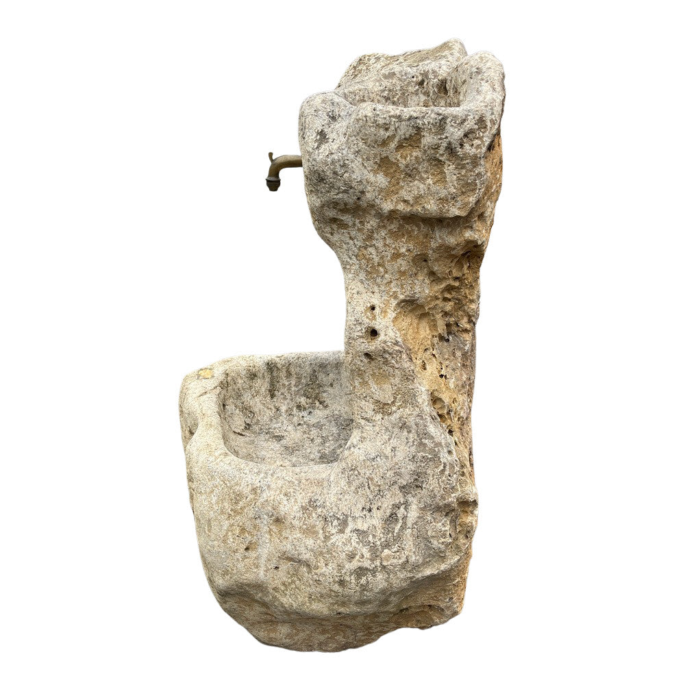 Vintage Spanish Stone Fountain - Berbere Imports