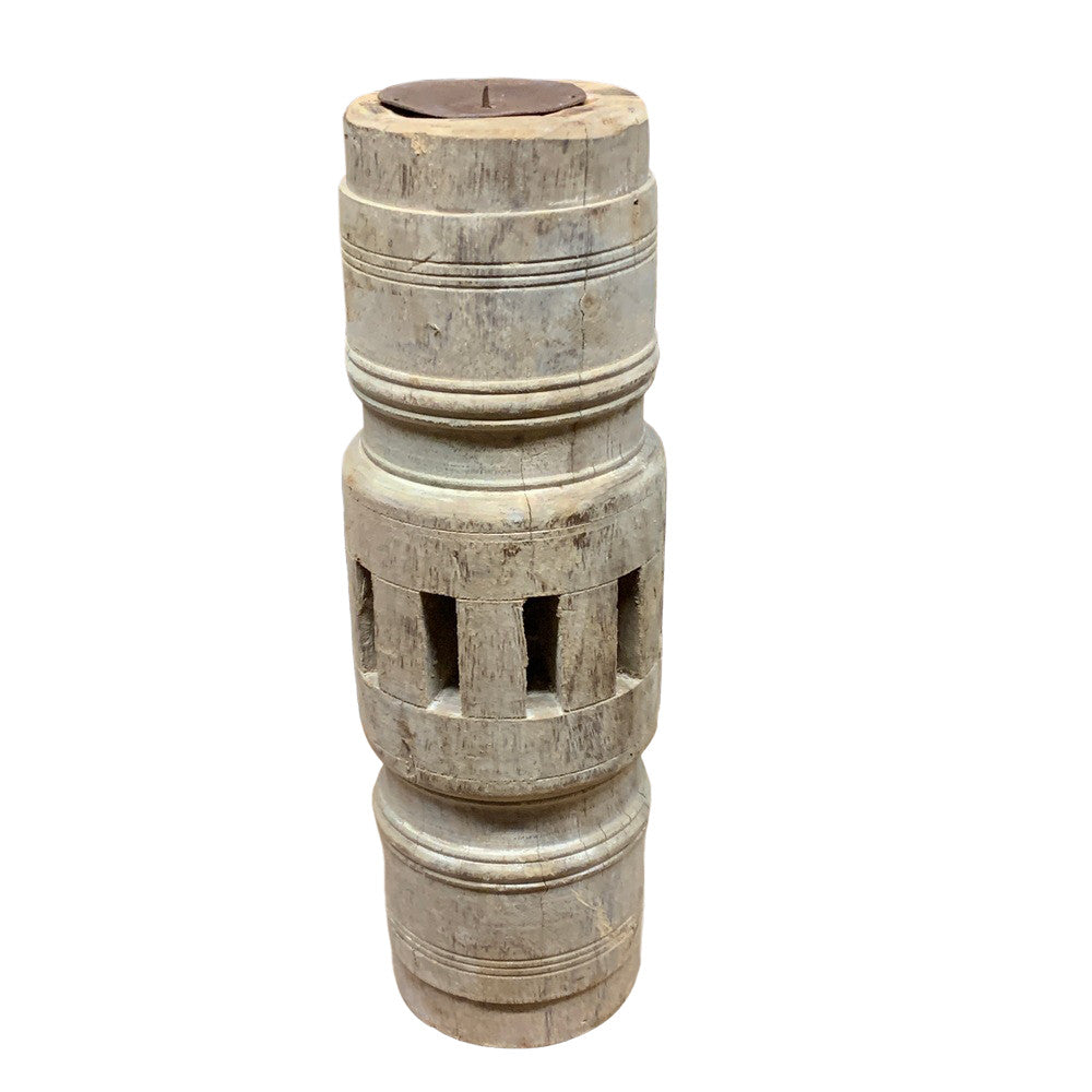 Vintage Architectural Element Candle Holder - Berbere Imports