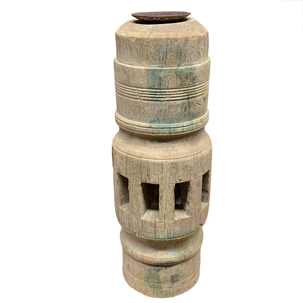 Vintage Architectural Element Candle Holder - Berbere Imports