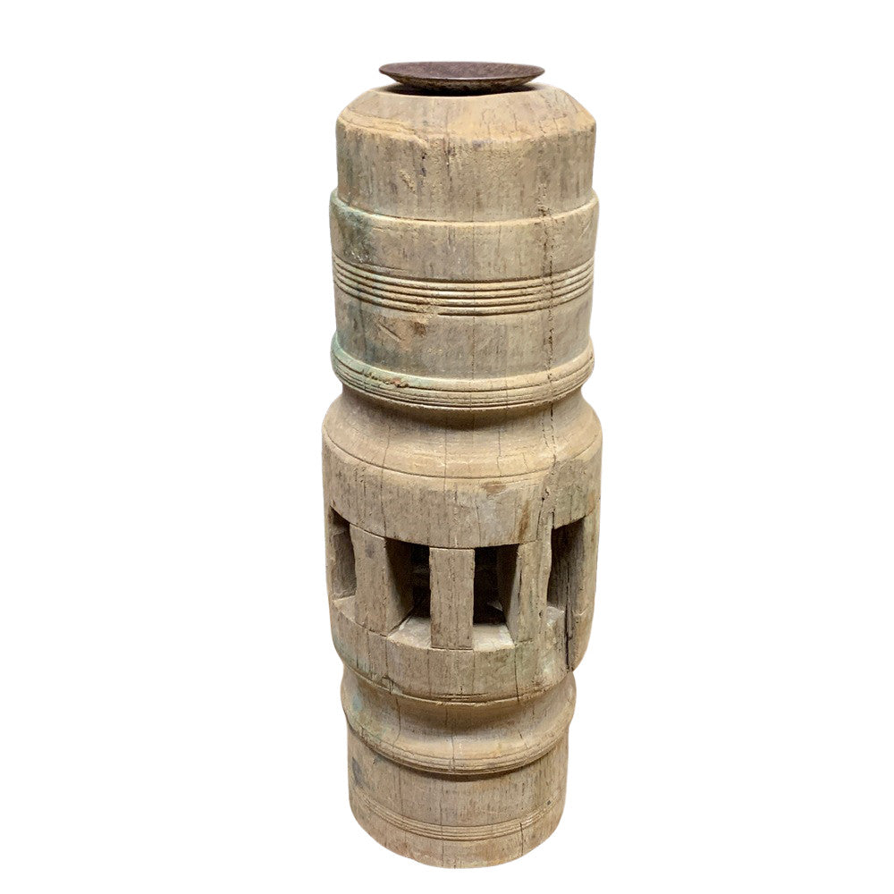 Vintage Architectural Element Candle Holder - Berbere Imports