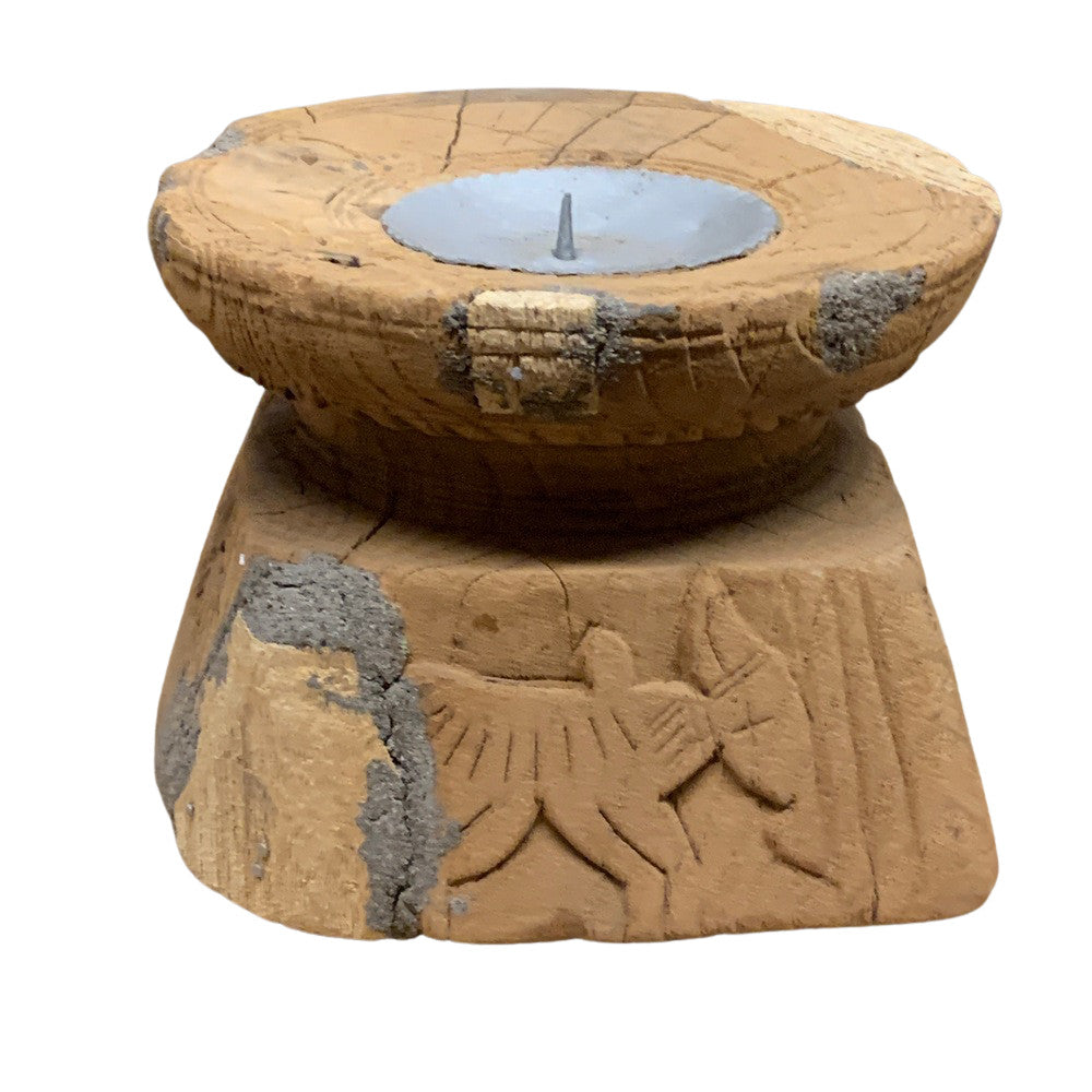 Indian Seed Extractor Candle Holder - Berbere Imports