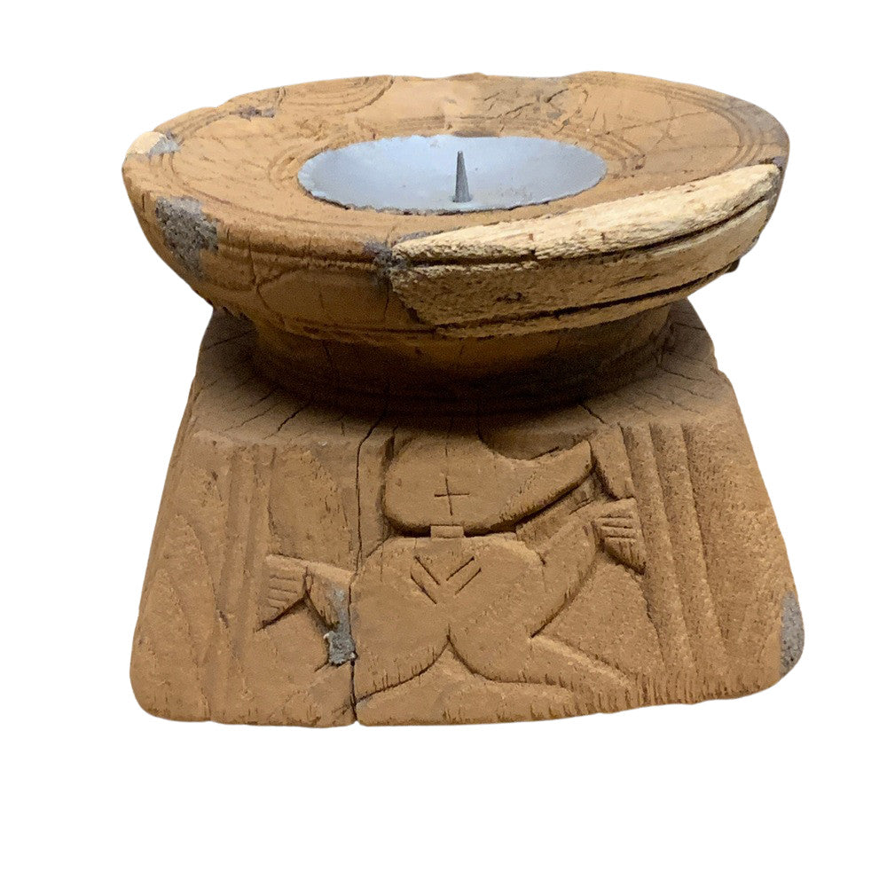 Indian Seed Extractor Candle Holder - Berbere Imports