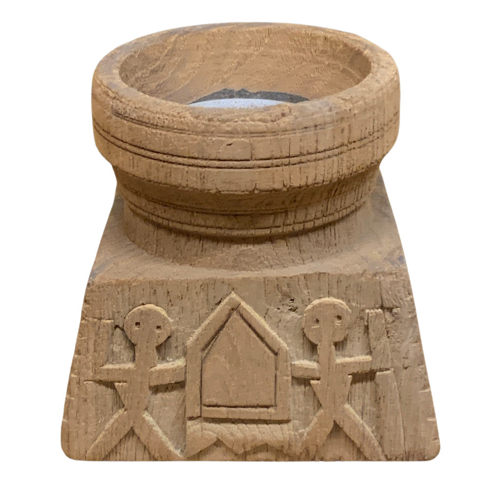 Indian Seed Extractor Candle Holder - Berbere Imports