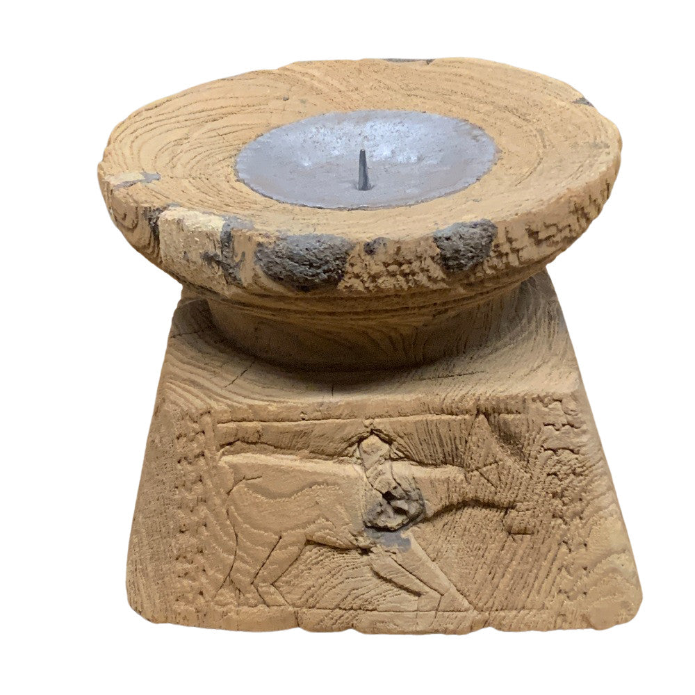 Indian Seed Extractor Candle Holder - Berbere Imports