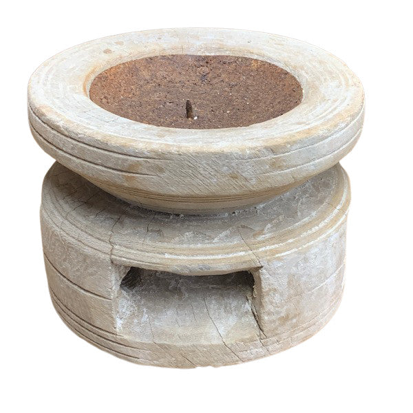 Indian Seed Extractor Candle Holder - Berbere Imports