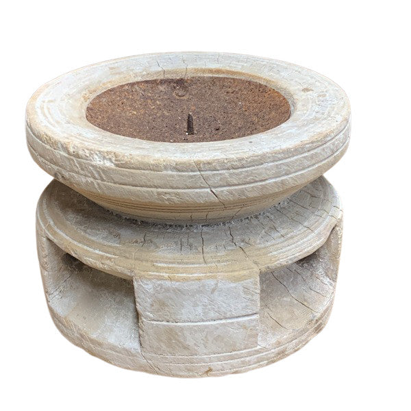 Indian Seed Extractor Candle Holder - Berbere Imports