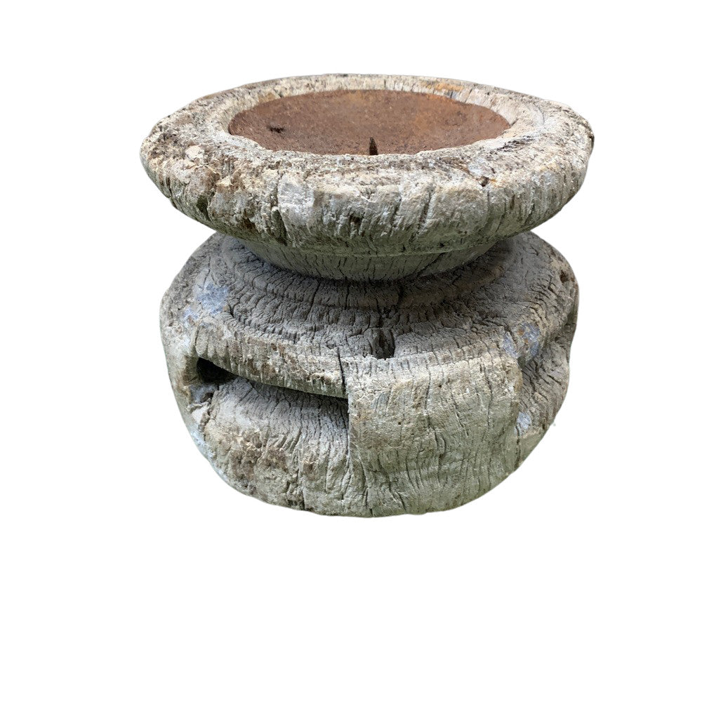 Indian Seed Extractor Candle Holder - Berbere Imports