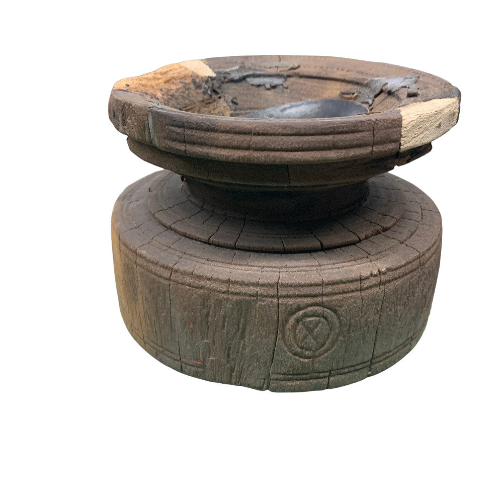 Indian Seed Extractor Candle Holder - Berbere Imports