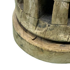Vintage Wooden Gear Candle Holder - Berbere Imports