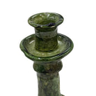 Moroccan Tamegroute Glazed Candlestick - Berbere Imports