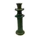 Moroccan Tamegroute Glazed Candlestick - Berbere Imports