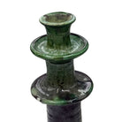 Moroccan Tamegroute Glazed Candlestick - Berbere Imports