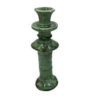 Moroccan Tamegroute Glazed Candlestick - Berbere Imports