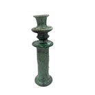 Moroccan Tamegroute Glazed Candlestick Holder - Berbere Imports