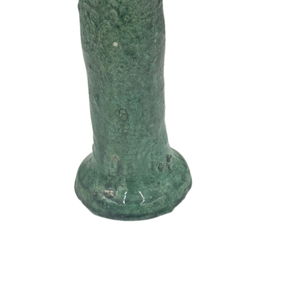 Moroccan Tamegroute Glazed Candlestick Holder - Berbere Imports