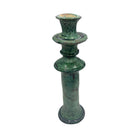 Moroccan Tamegroute Glazed Candlestick - Berbere Imports