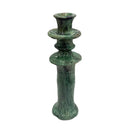 Moroccan Tamegroute Glazed Candlestick Holder - Berbere Imports