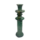 Moroccan Tamegroute Glazed Candlestick Holder - Berbere Imports