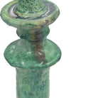 Moroccan Tamegroute Glazed Candlestick - Berbere Imports