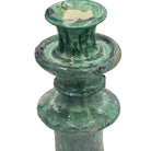 Moroccan Tamegroute Glazed Candlestick Holder - Berbere Imports