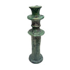 Moroccan Tamegroute Glazed Candlestick - Berbere Imports