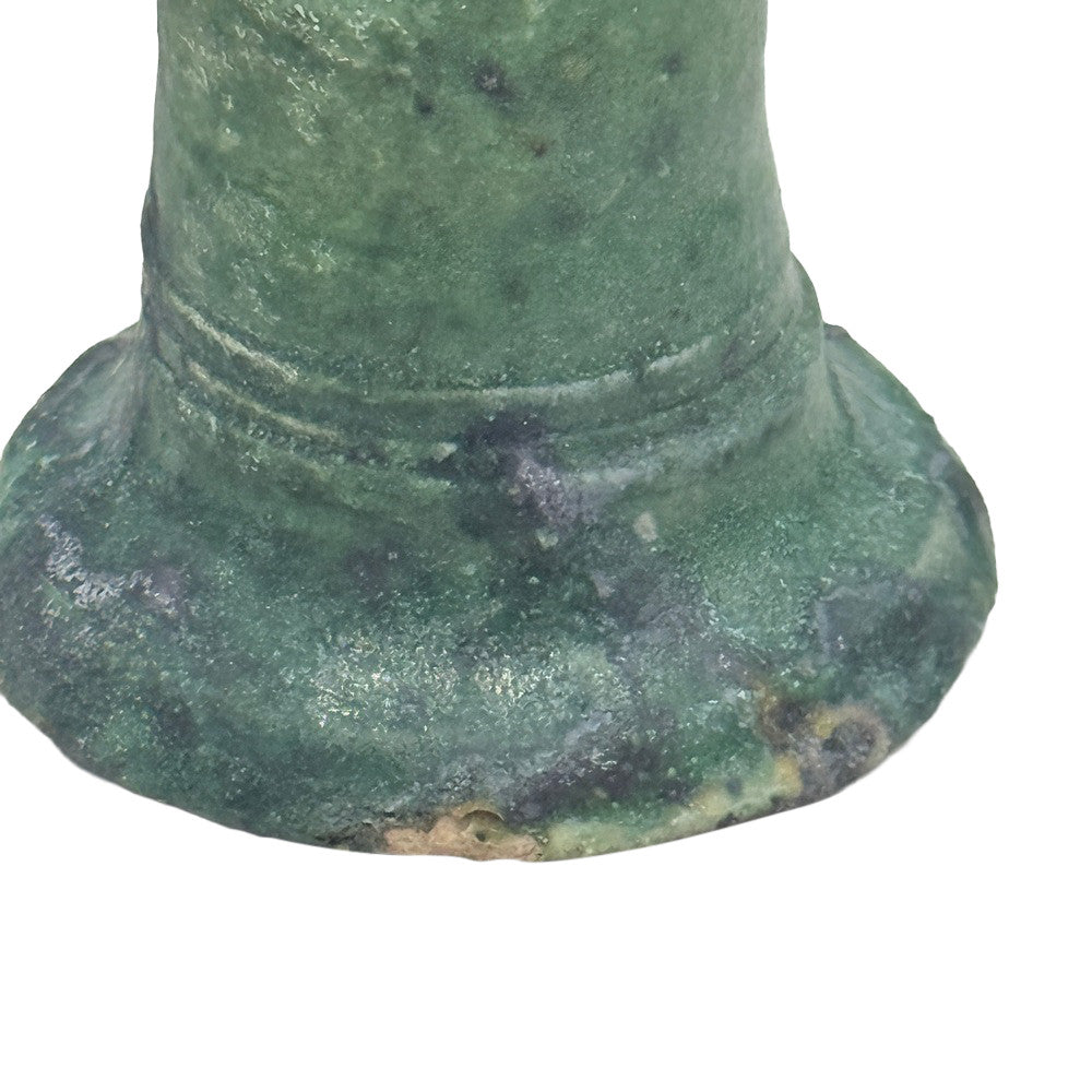 Moroccan Tamegroute Glazed Candlestick Holder - Berbere Imports