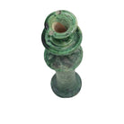 Moroccan Tamegroute Glazed Candlestick - Berbere Imports