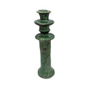 Moroccan Tamegroute Glazed Candlestick - Berbere Imports
