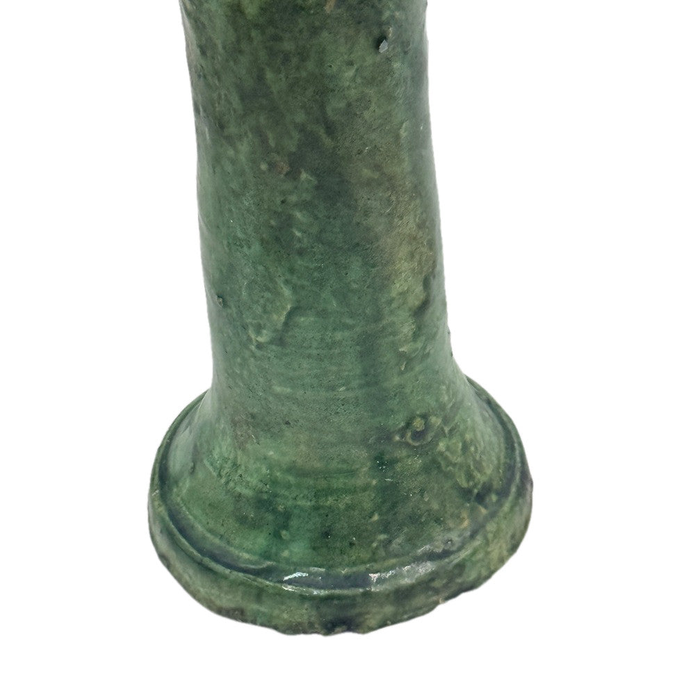 Moroccan Tamegroute Glazed Candlestick - Berbere Imports