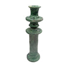 Moroccan Tamegroute Glazed Candlestick Holder - Berbere Imports