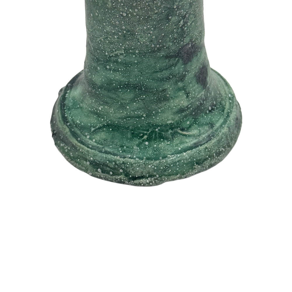 Moroccan Tamegroute Glazed Candlestick Holder - Berbere Imports