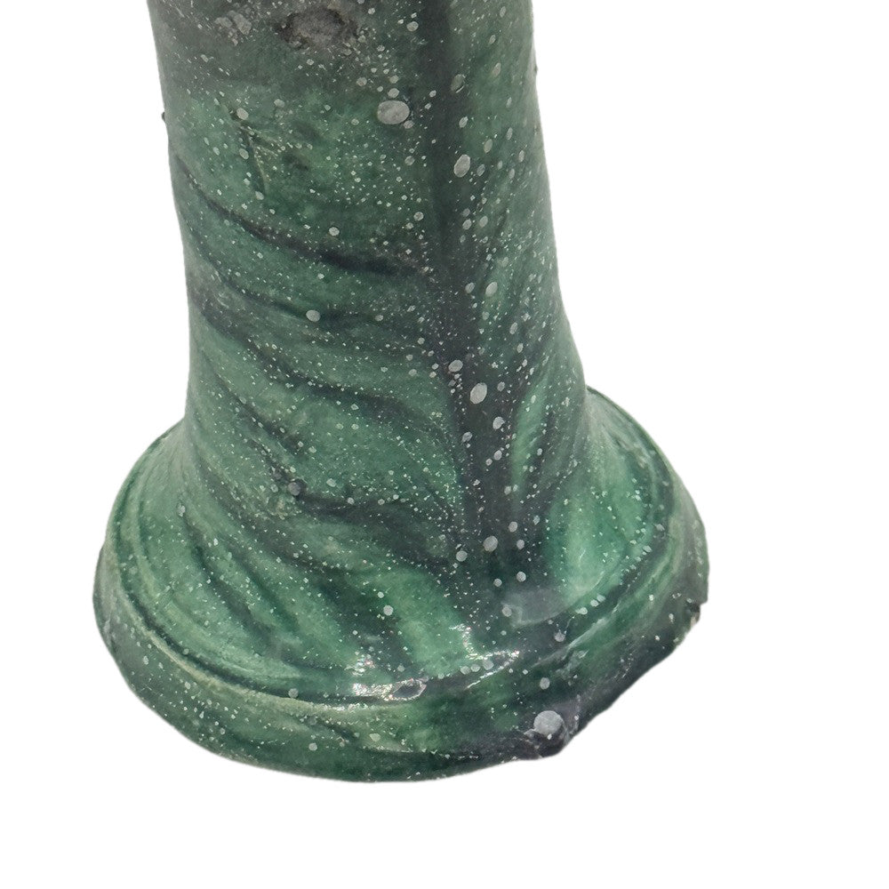 Moroccan Tamegroute Glazed Candlestick Holder - Berbere Imports
