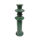 Moroccan Tamegroute Glazed Candlestick Holder - Berbere Imports