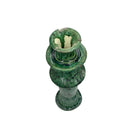 Moroccan Tamegroute Glazed Candlestick Holder - Berbere Imports