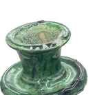 Moroccan Tamegroute Glazed Candlestick - Berbere Imports