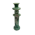 Moroccan Tamegroute Glazed Candlestick Holder - Berbere Imports