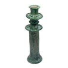 Moroccan Tamegroute Glazed Candlestick Holder - Berbere Imports