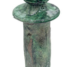Moroccan Tamegroute Glazed Candlestick Holder - Berbere Imports