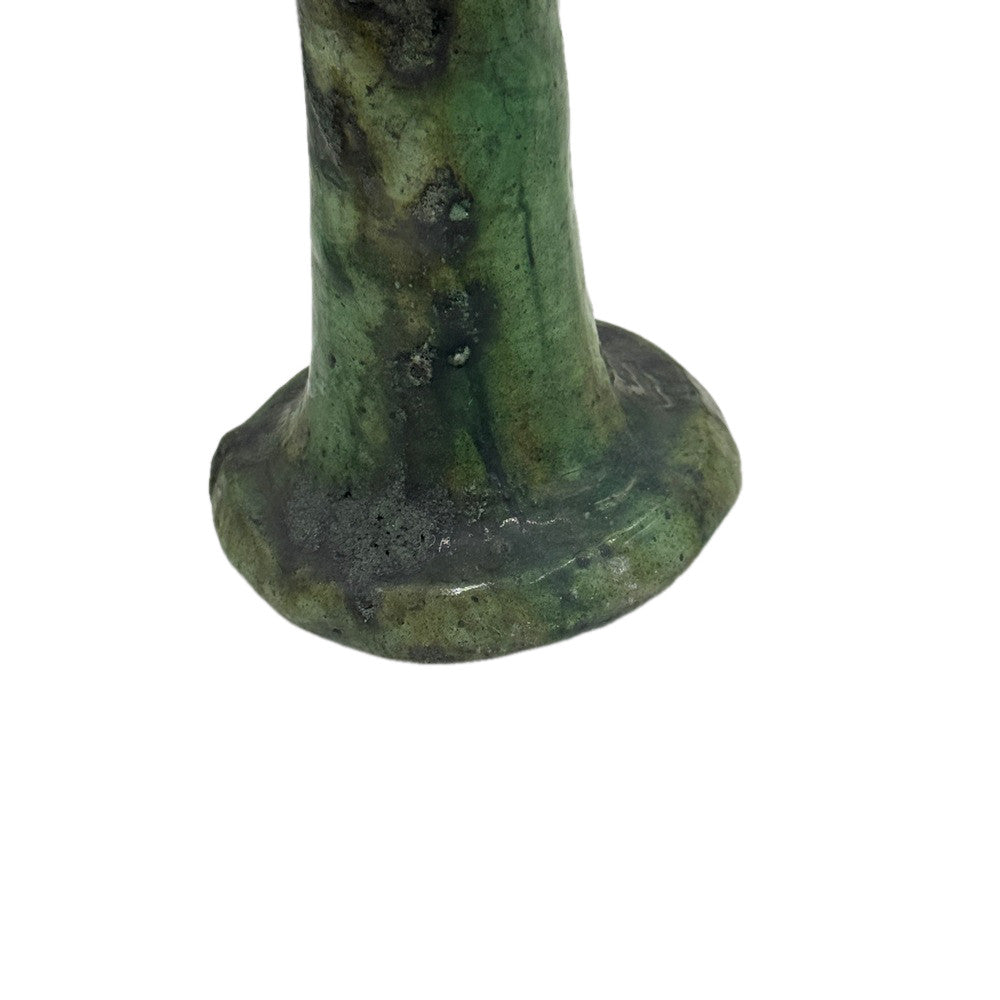 Moroccan Tamegroute Glazed Candlestick Holder - Berbere Imports