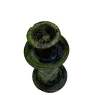 Moroccan Tamegroute Glazed Candlestick Holder - Berbere Imports