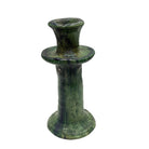 Moroccan Tamegroute Glazed Candlestick Holder - Berbere Imports